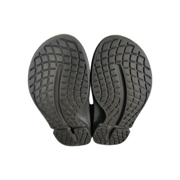 OOFOS Ooahh Slide Luxe Sandals Mens 8 Womens 10 Gray Speckles Recovery Cushioned main image 10